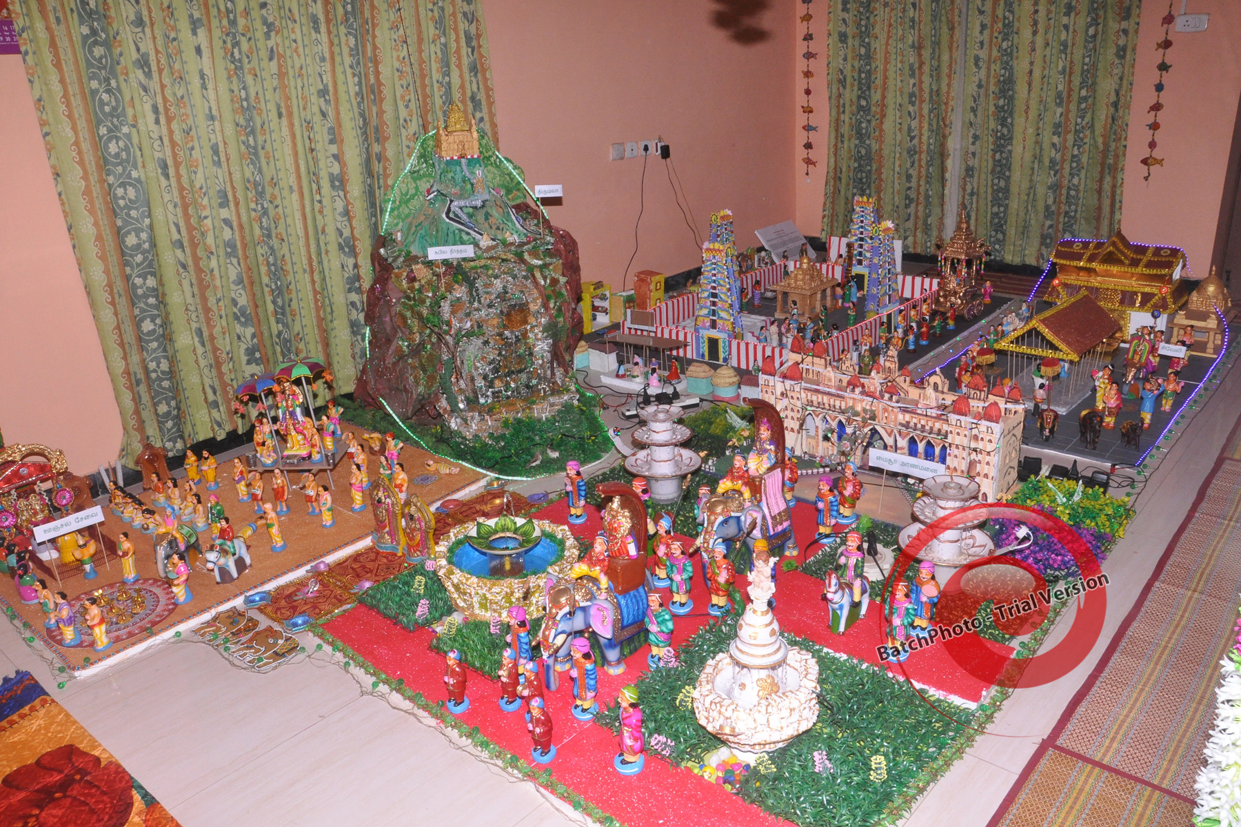 navarathri golu temple theme