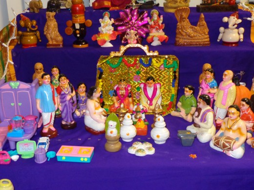 navarathri golu marriage theme